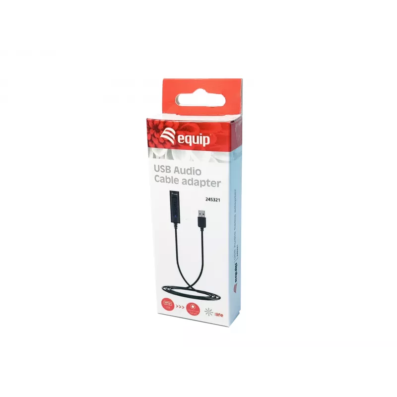 Adaptador de control Equip adaptador de cable de audio USB 245321