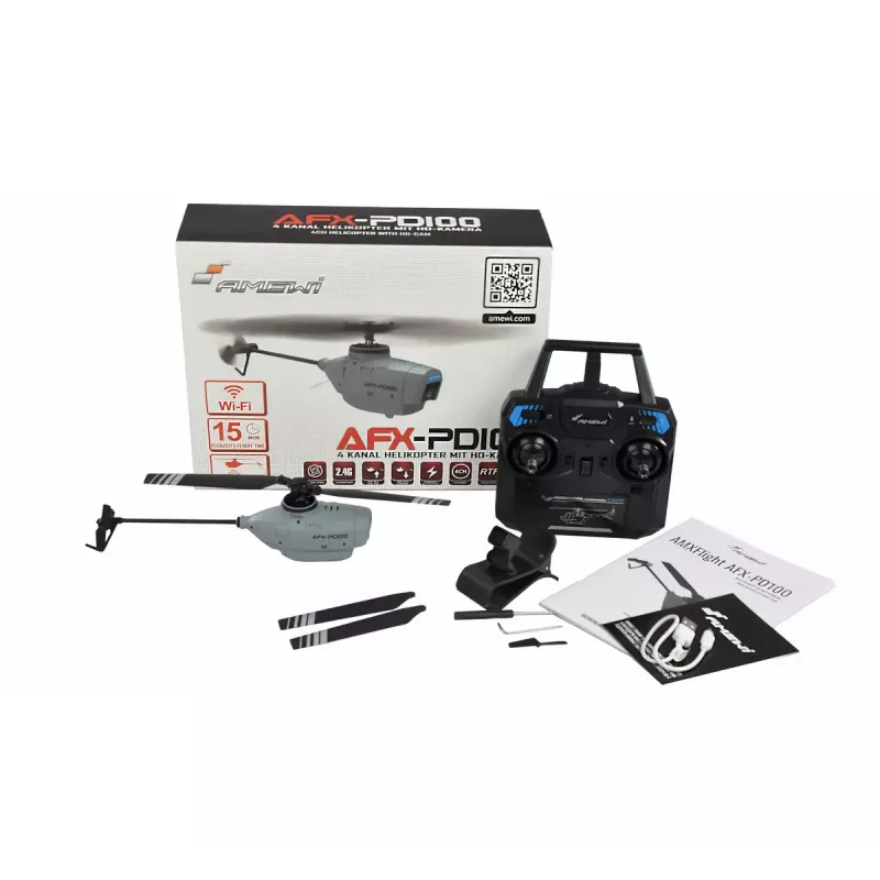 Helicóptero Amewi PD100 motor eléctrico 580 mAh 75 g