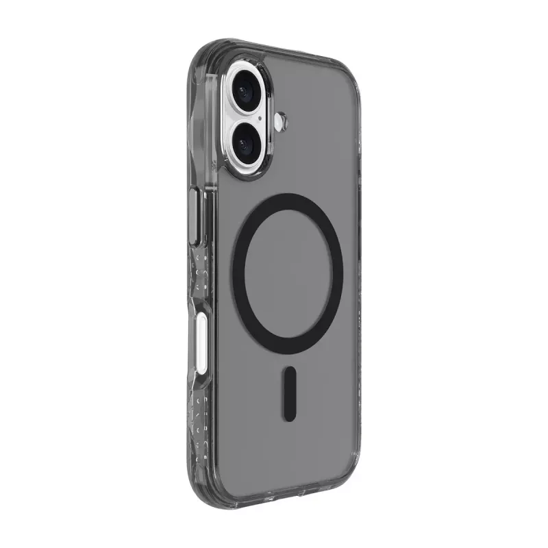 Funda LAUT CRYSTAL MATTER X para iPhone 16 monocromático negro