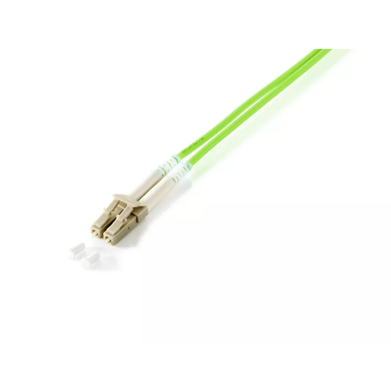 Latiguillo de fibra óptica EQUIP LC–LC OM5 10 m, núcleo de 50 µm, dúplex completo