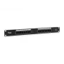 Patch panel Equip 16 puertos Cat.5e sin apantallar, negro