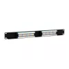 Patch panel Equip 16 puertos Cat.5e sin apantallar, negro