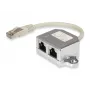 Divisor RJ45 Cat.5e de 2 puertos Equip 127608
