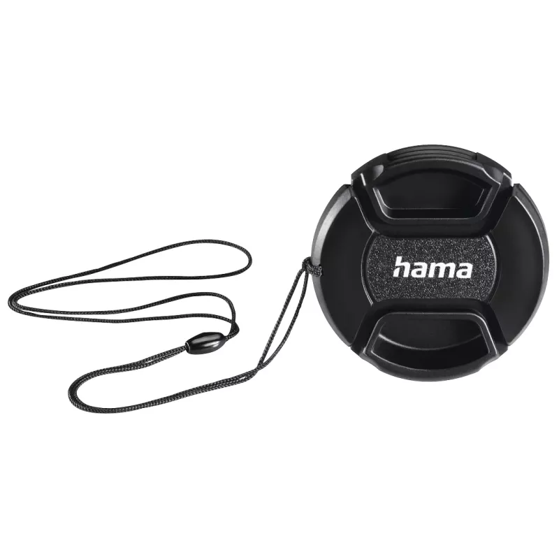 Tapa de objetivo Hama Smart-Snap 5,5 cm Negra para cámara digital