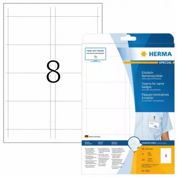 Etiqueta de impresora no adhesiva HERMA 9012