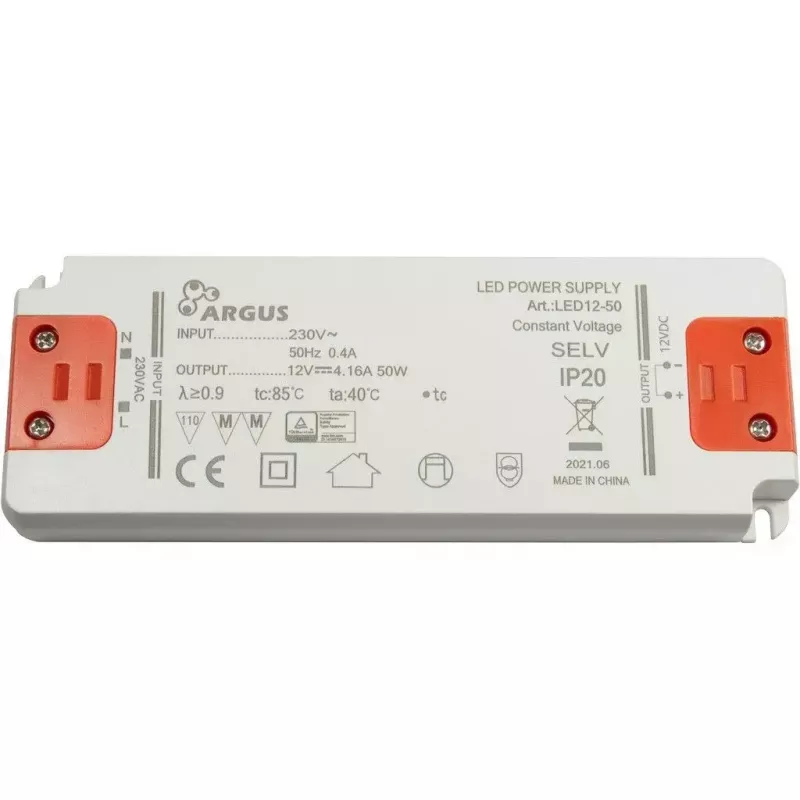 Controlador LED Inter-Tech LED12-50 50W IP20 100000h