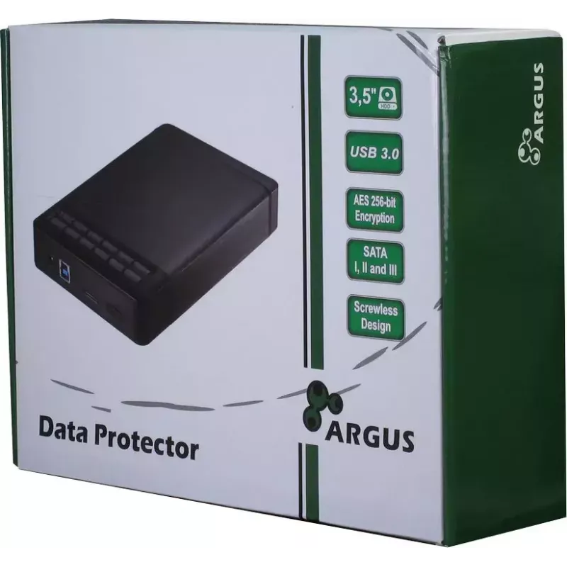 Caja para HDD Inter-Tech Argus GD-35LK01 Negro 3,5