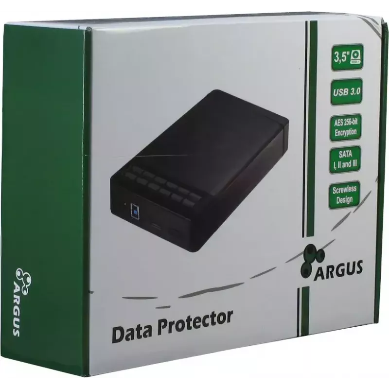 Caja para HDD Inter-Tech Argus GD-35LK01 Negro 3,5