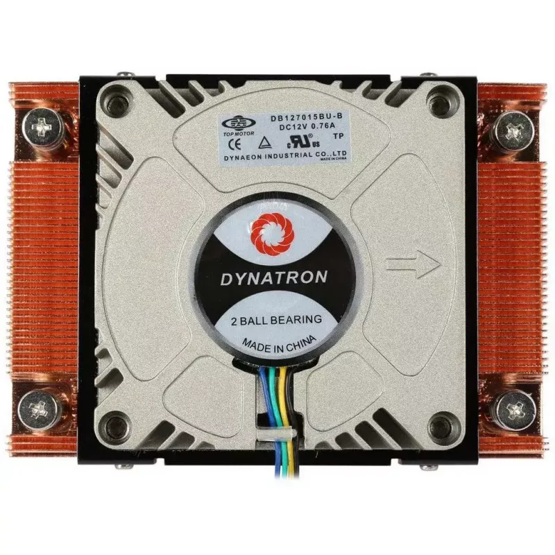Ventilador de aire Dynatron A-18 procesador 7 cm cobre gris