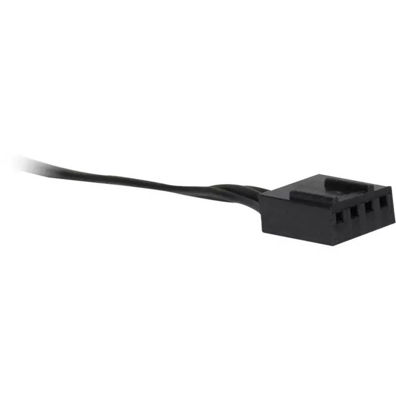 Ventilador Inter-Tech RS-041 RGB 12 cm negro