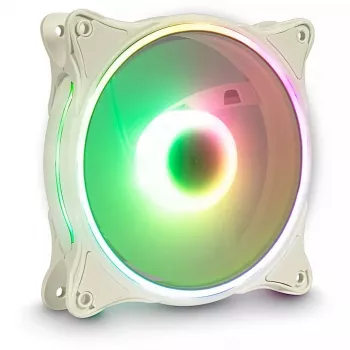 Ventilador Inter-Tech Argus L-12025W 12 cm Blanco 1200 RPM 30 dB