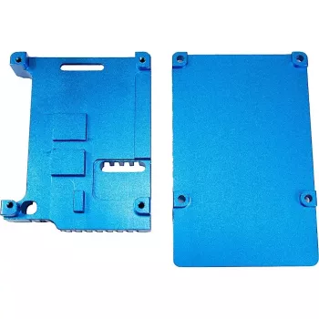 Caja Inter-Tech 88887360 para Raspberry Pi 86x56x23mm Azul