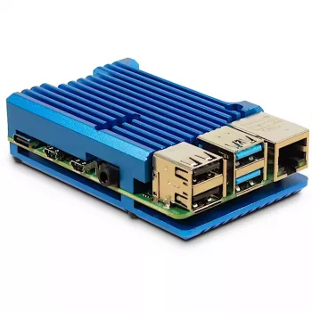 Caja Inter-Tech 88887360 para Raspberry Pi 86x56x23mm Azul