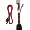 Inter-Tech ST-2523 Negro Caja de almacenamiento Metal Plástico 9,7 mm