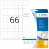 Etiquetas autoadhesivas HERMA Removable A4 25,4x25,4 mm 1650 uds.