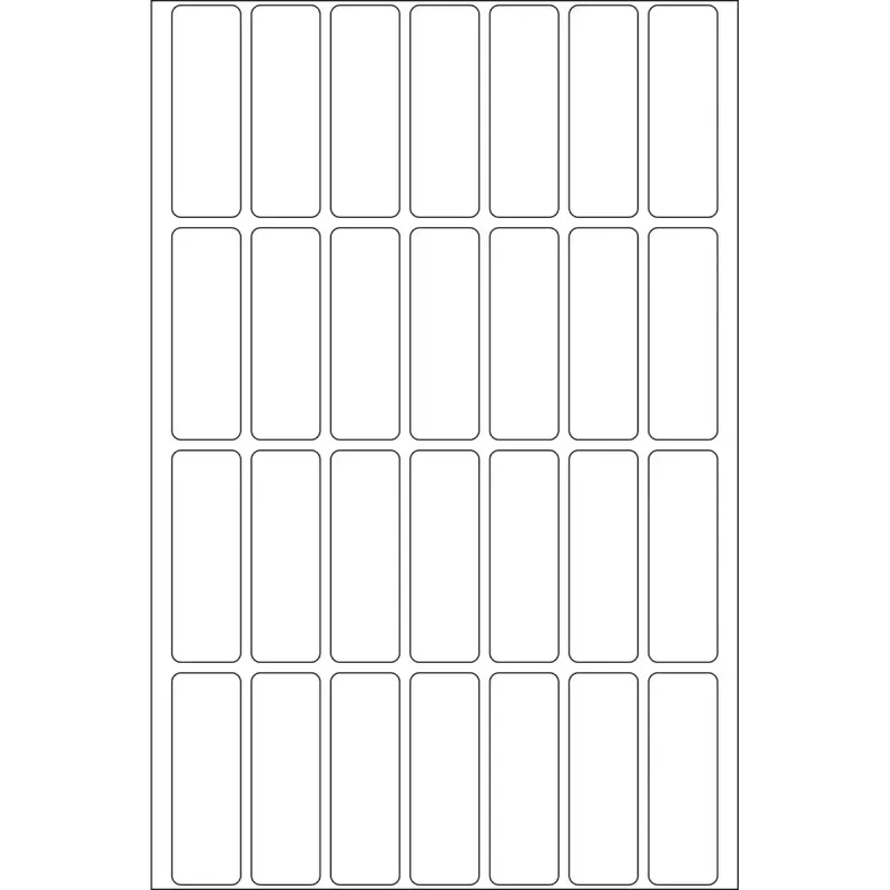 Etiquetas multiusos HERMA 13x40 mm blanco Movables/despegables papel mate 896 uds.