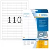 Etiquetas de impresora autoadhesivas HERMA despegables A4 38,1x12,7 mm
