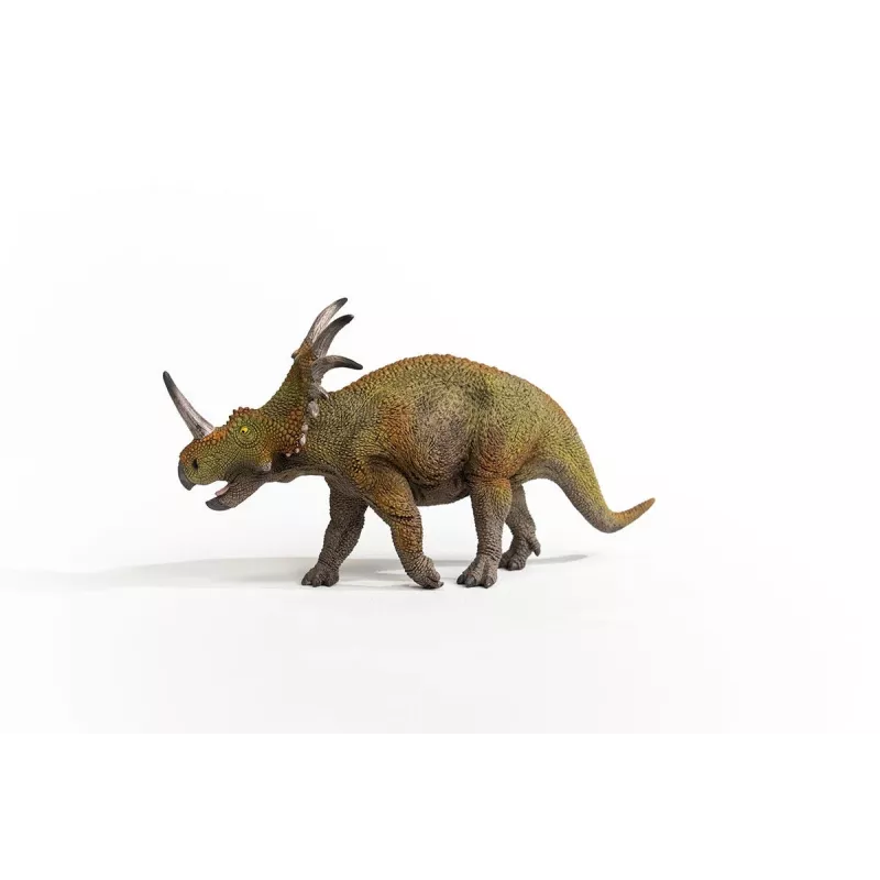 Dinosaurio de juguete Schleich Styracosaurus verde gris 15033