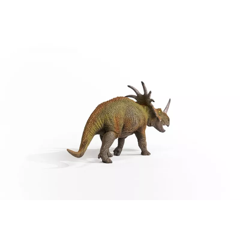 Dinosaurio de juguete Schleich Styracosaurus verde gris 15033