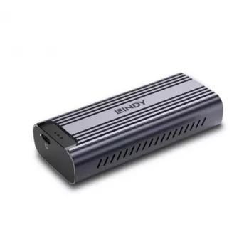 Caja para almacenamiento Lindy - M.2 - tarjeta M.2 NVMe / PCIe 4.0 (NVMe)