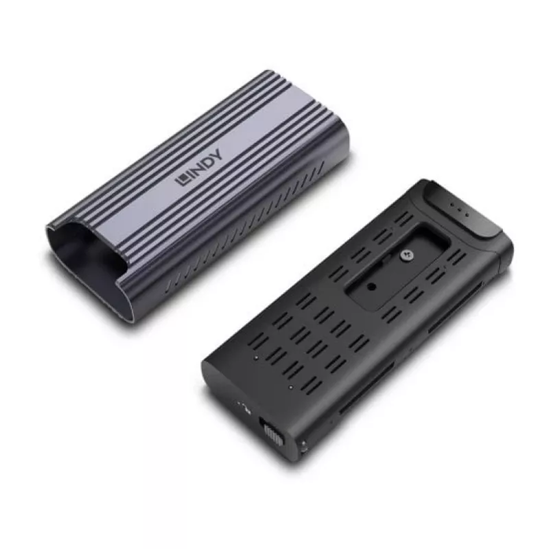 Caja para almacenamiento Lindy - M.2 - tarjeta M.2 NVMe / PCIe 4.0 (NVMe)