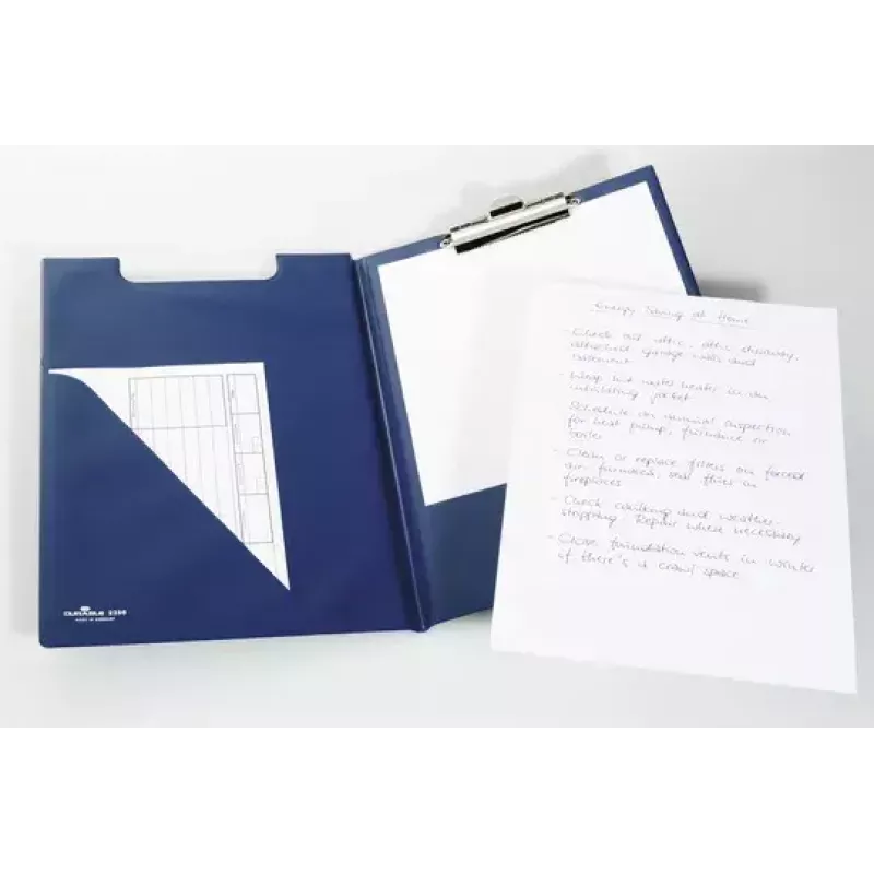 Pinza portapapeles Durable 2355-06 A4 azul 1 bolsillo