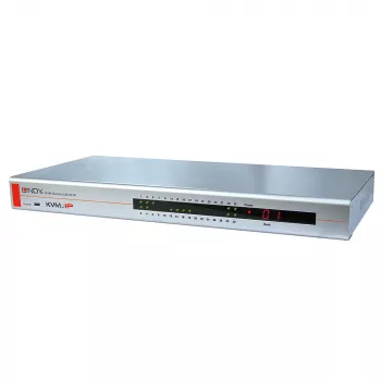 Conmutador KVM Lindy Cat-32 Combo, 32 puertos, 1920 x 1200 píxeles, plata