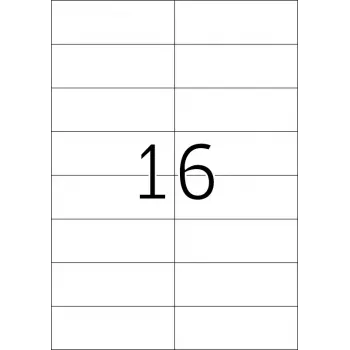 Etiqueta autoadhesiva para impresora HERMA Labels Premium A4 105x37 mm