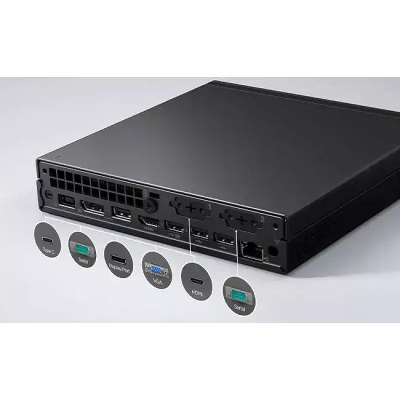 Lenovo ThinkCentre M75q AMD Ryzen™ 7 PRO 8700GE 32 GB DDR5-SDRAM 1 TB SSD Windows 11 Pro Mini PC Negro