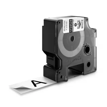 DYMO IND Flexible Nylon, Negro sobre blanco, Multicolor, Nylon, -10 - 80 °C, UL 969, DYMO