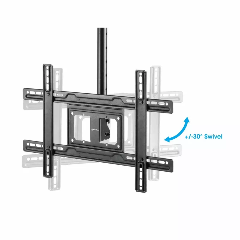 Manhattan 462051 Soporte de techo para TV Full Motion, 37-80 pulgadas, 50 kg, negro