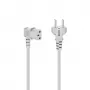 Cable de alimentación Hama 00223292 Blanco 5 m 3 polos
