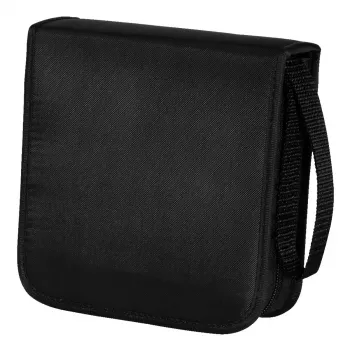 Hama Funda para CD Nylon 40, negro, 40 CD/DVD