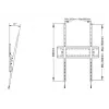 Soporte de pared Multibrackets M Universal Tilt SD MAX para pantallas de 63–110 pulgadas, VESA 200x300–1200x900, carga máx. 125 kg