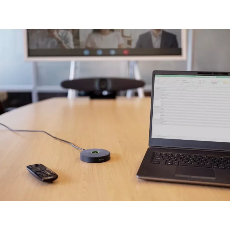 Trust IRIS Negro Micrófono de conferencia