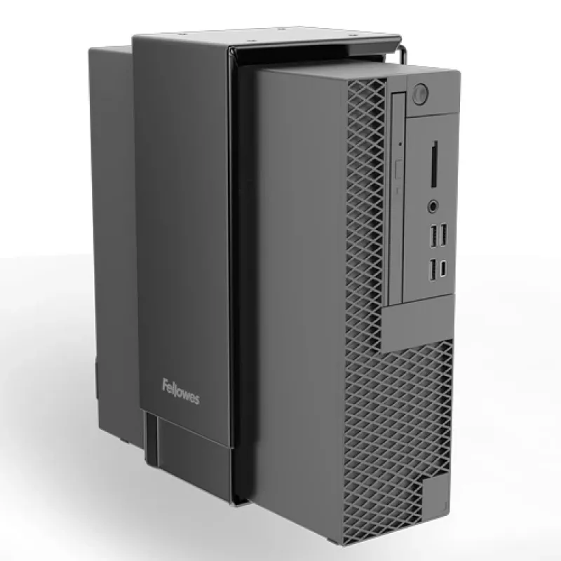 Fellowes 100136875 Soporte de CPU bajo el escritorio Soporte de CPU Negro