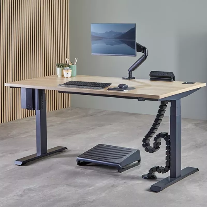 Fellowes 100136875 Soporte de CPU bajo el escritorio Soporte de CPU Negro
