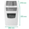 Destructora de documentos Leitz IQ slim Home Office P4, corte en partículas, 22 cm, 4 x 28 mm, 23 L, 225 hojas, 58 dB