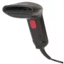 Manhattan Lector de códigos de barras de mano Contact CCD, USB, ancho de escaneo 60 mm, cable 152 cm, luz ambiental máx. 5.000 lux (luz solar), Negro, tres años de garantía