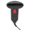 Manhattan Lector de códigos de barras de mano Contact CCD, USB, ancho de escaneo 60 mm, cable 152 cm, luz ambiental máx. 5.000 lux (luz solar), Negro, tres años de garantía
