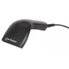 Manhattan Lector de códigos de barras de mano Contact CCD, USB, ancho de escaneo 60 mm, cable 152 cm, luz ambiental máx. 5.000 lux (luz solar), Negro, tres años de garantía