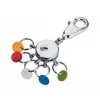 Mosquetón para llaves TROIKA KYR61/MC multicolor plata metal 25 mm