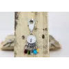Mosquetón para llaves TROIKA KYR61/MC multicolor plata metal 25 mm