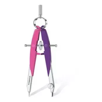 Compás de precisión Staedtler Mars comfort 556 00-N2, rosa neón/violeta