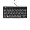 Teclado ergonómico R-Go Tools R-Go Compact Break, teclado compacto con software de pausas, QWERTY (NORDIC), con cable, negro
