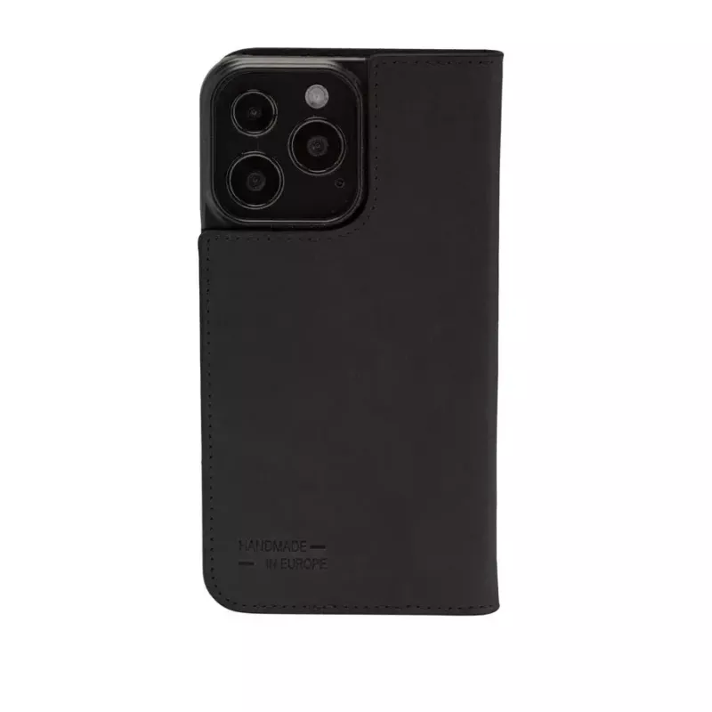 Funda tipo libro JT BERLIN BookCase Tegel negra para iPhone 15 Pro 15.5 cm