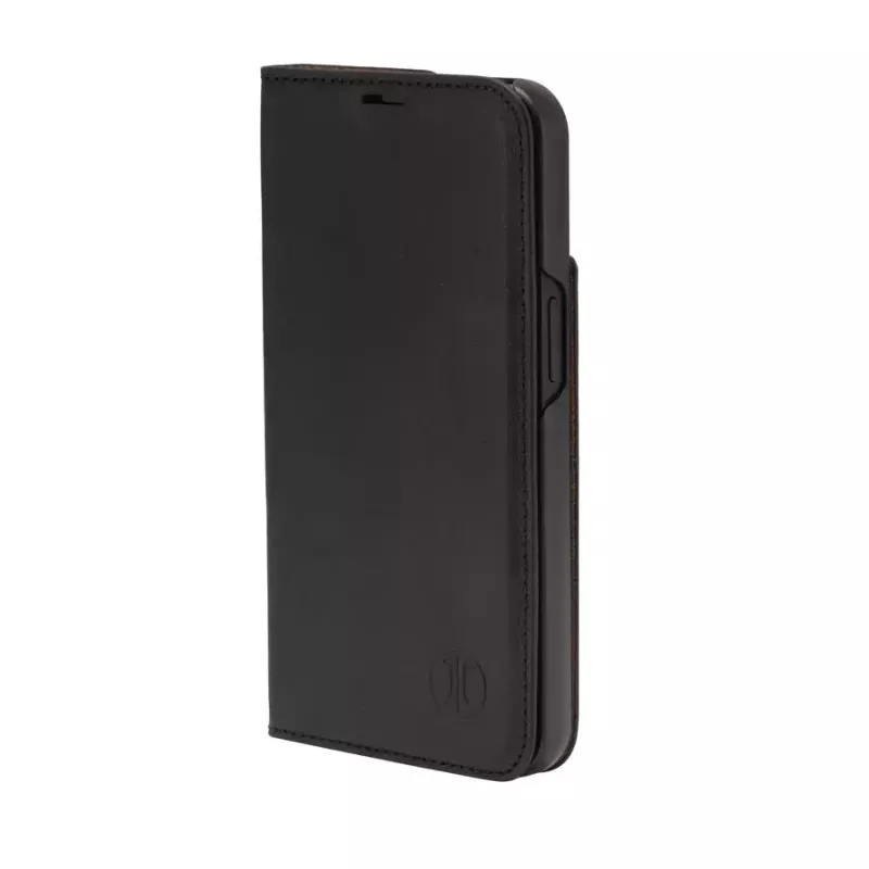 Funda tipo libro JT BERLIN BookCase Tegel negra para iPhone 15 Pro 15.5 cm
