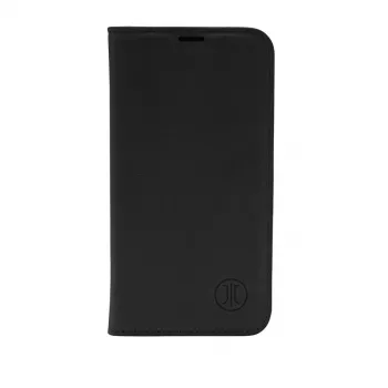 Funda tipo libro JT BERLIN BookCase Tegel negra para iPhone 15 Pro 15.5 cm