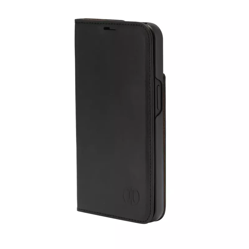 Funda tipo libro JT BERLIN BookCase Tegel negra para iPhone 15 15,5 cm