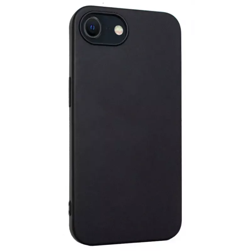 Funda JT BERLIN Pankow Soft para iPhone 16E negra 15,4 cm